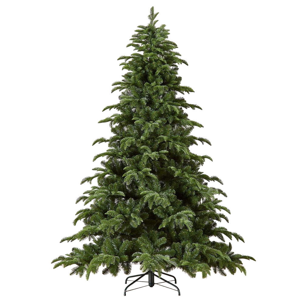 Vánoční stromek s kovovým stojanem, 210 cm, VERALA