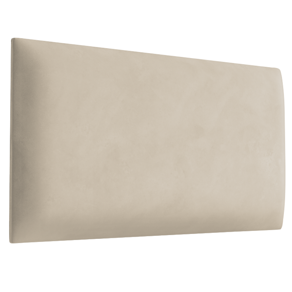 Čalouněný nástěnný panel, béžová, 30x80 cm, TANY
