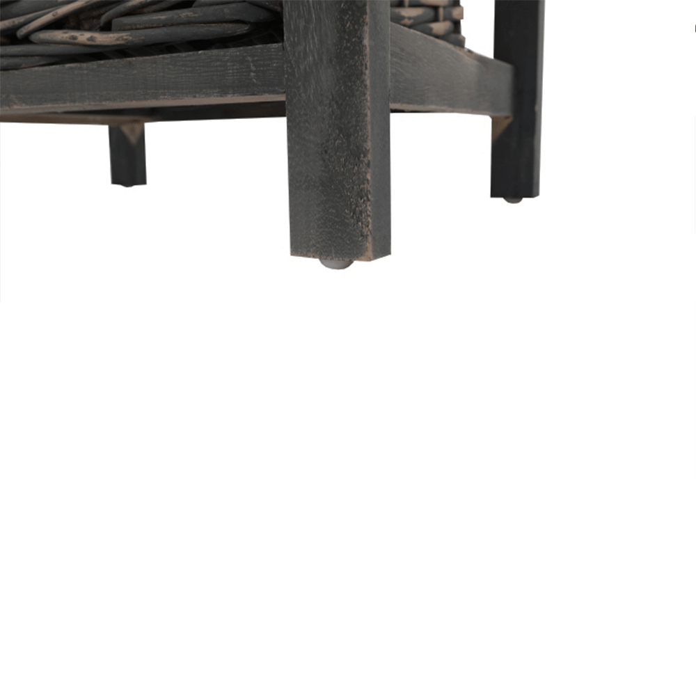 Komód, 2 kosár, 1 fiók, szürke-barna, DARKIE 2 Komód, 2 kosár, 1 fiók, szürke-barna, DARKIE 2