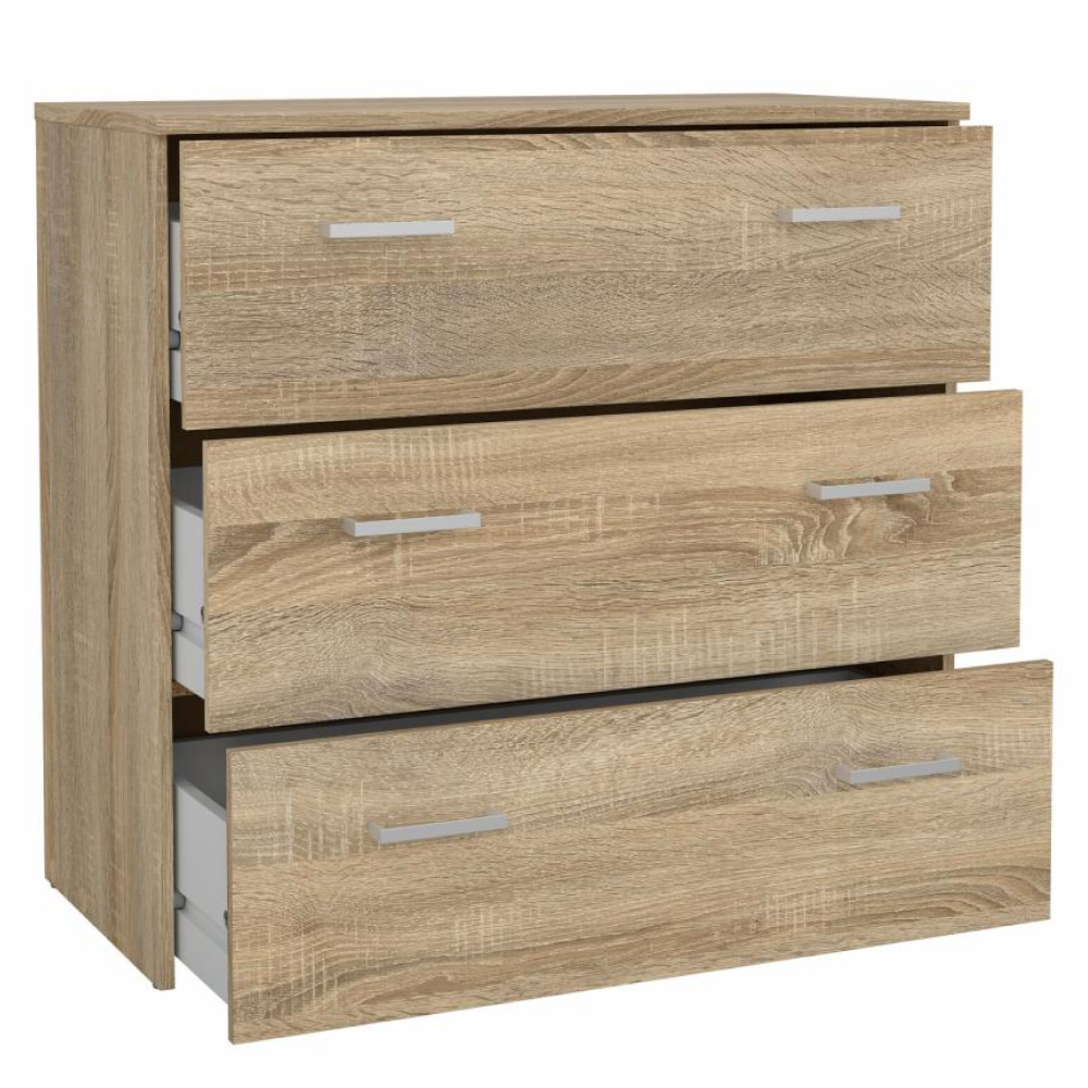 komód, tölgy sonoma, GARBO 3 komód, tölgy sonoma, GARBO 3