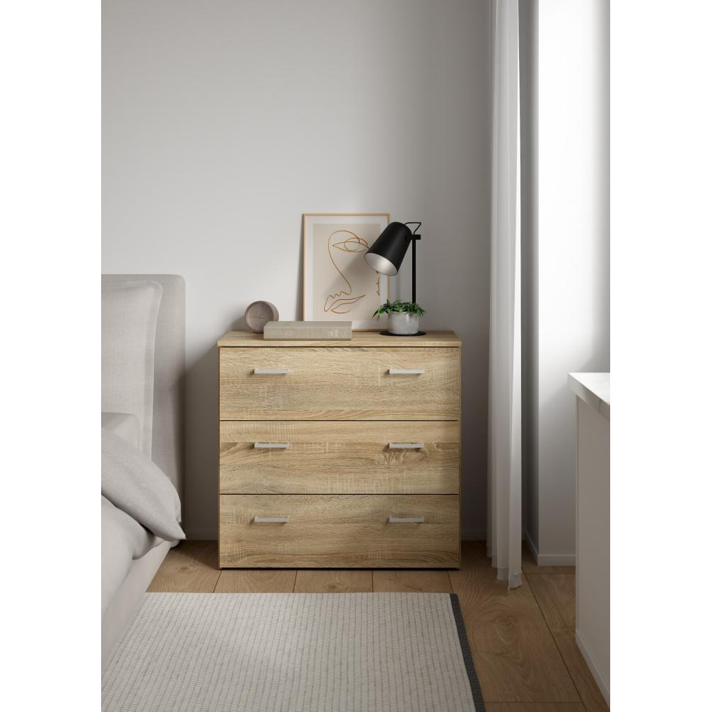 komód, tölgy sonoma, GARBO 3 komód, tölgy sonoma, GARBO 3