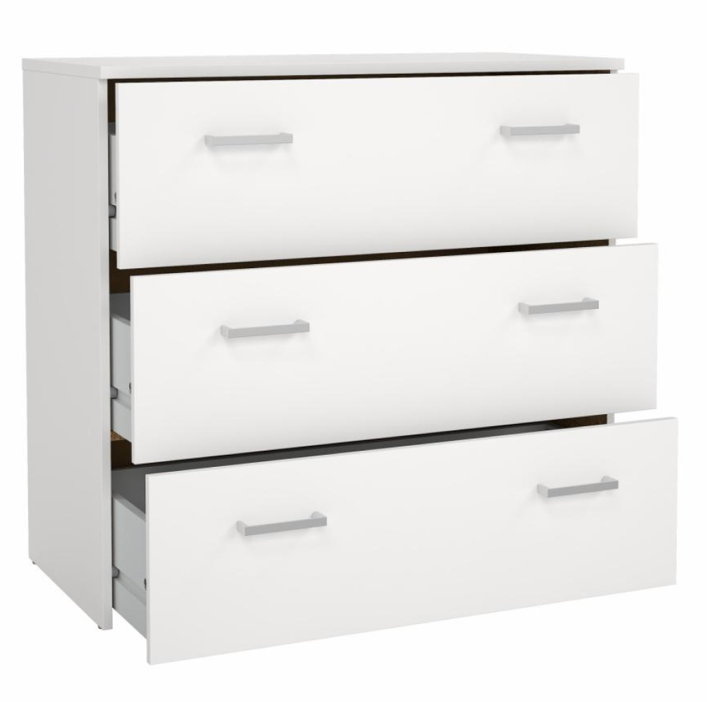 Komód, fehér, GARBO 3 Komód, fehér, GARBO 3