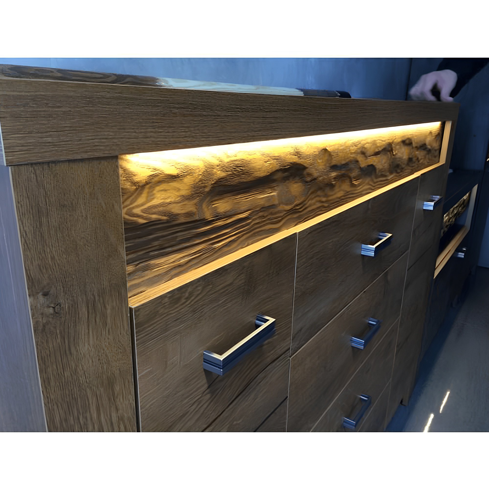 Komód, kőris sötét, INFINITY I-07 Komód, kőris sötét, INFINITY I-07