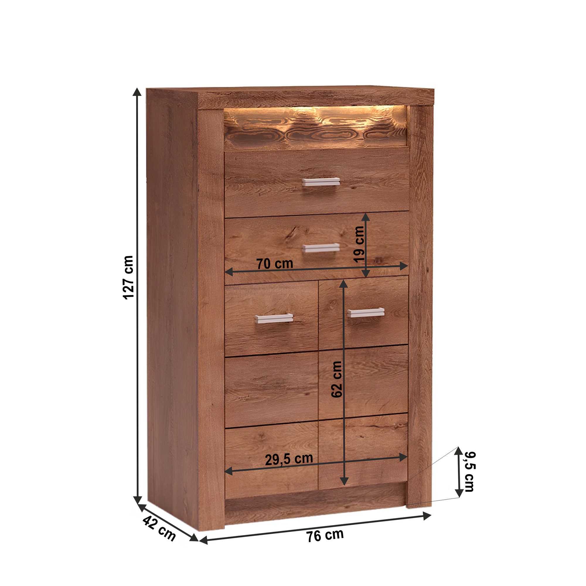 Komoda, jaseň svetlý, INFINITY I-06