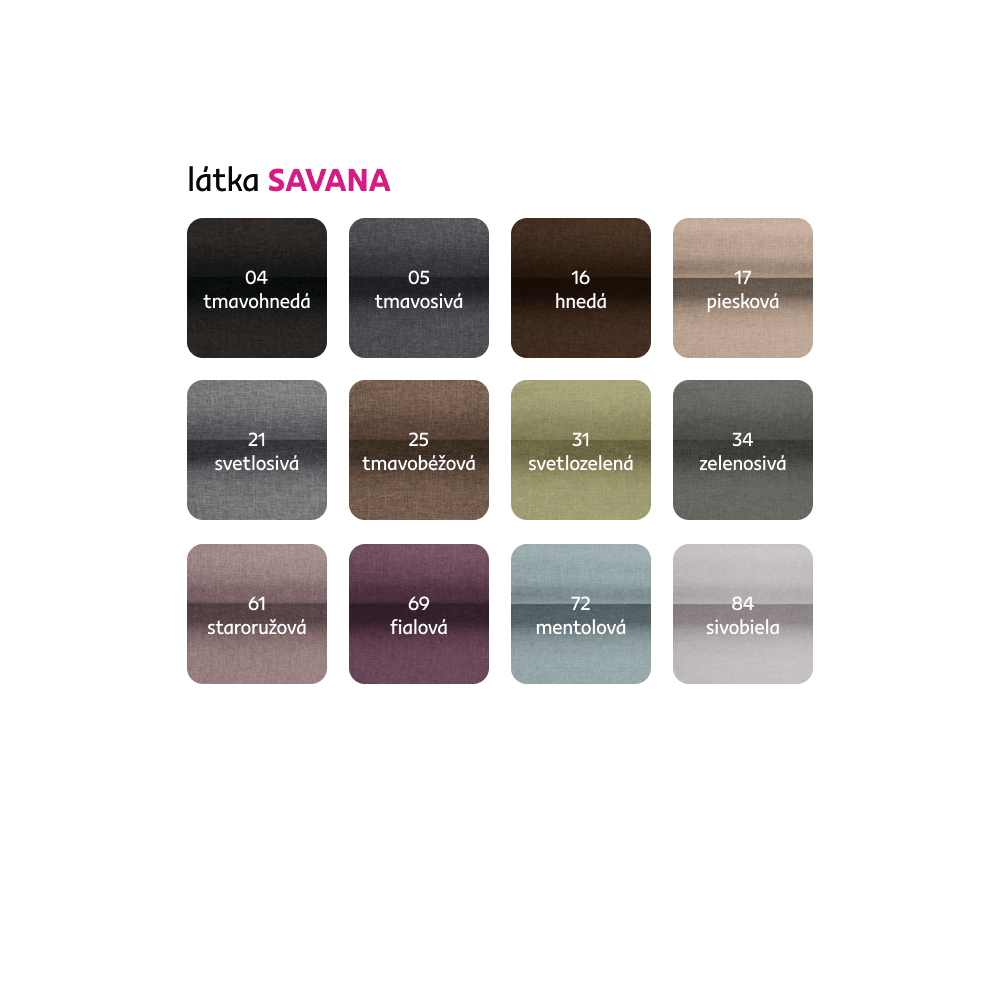 Trojsed, rozkladací, hnedá Savana/vzor, MILO