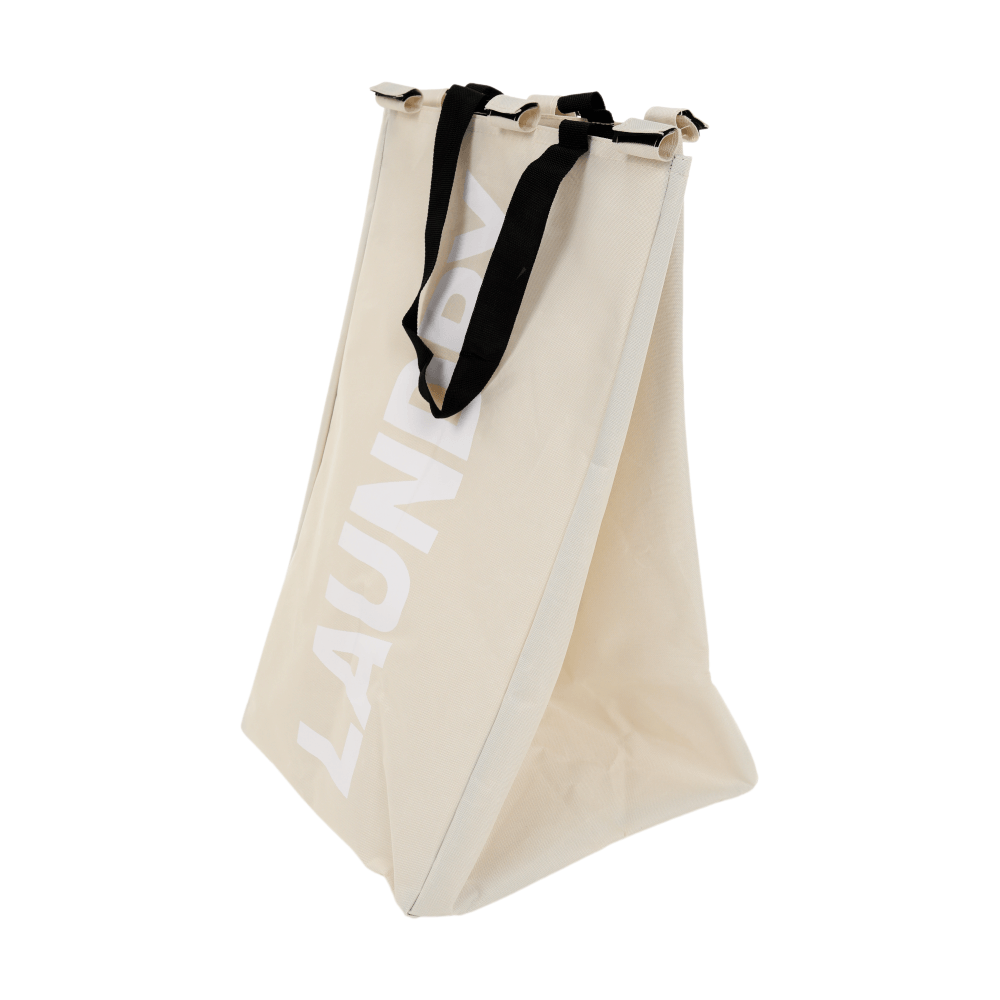 Szennyestartó kosár szövetből, szürke-bézs, LAUNDRY TYP 1 Szennyestartó kosár szövetből, szürke-bézs, LAUNDRY TYP 1