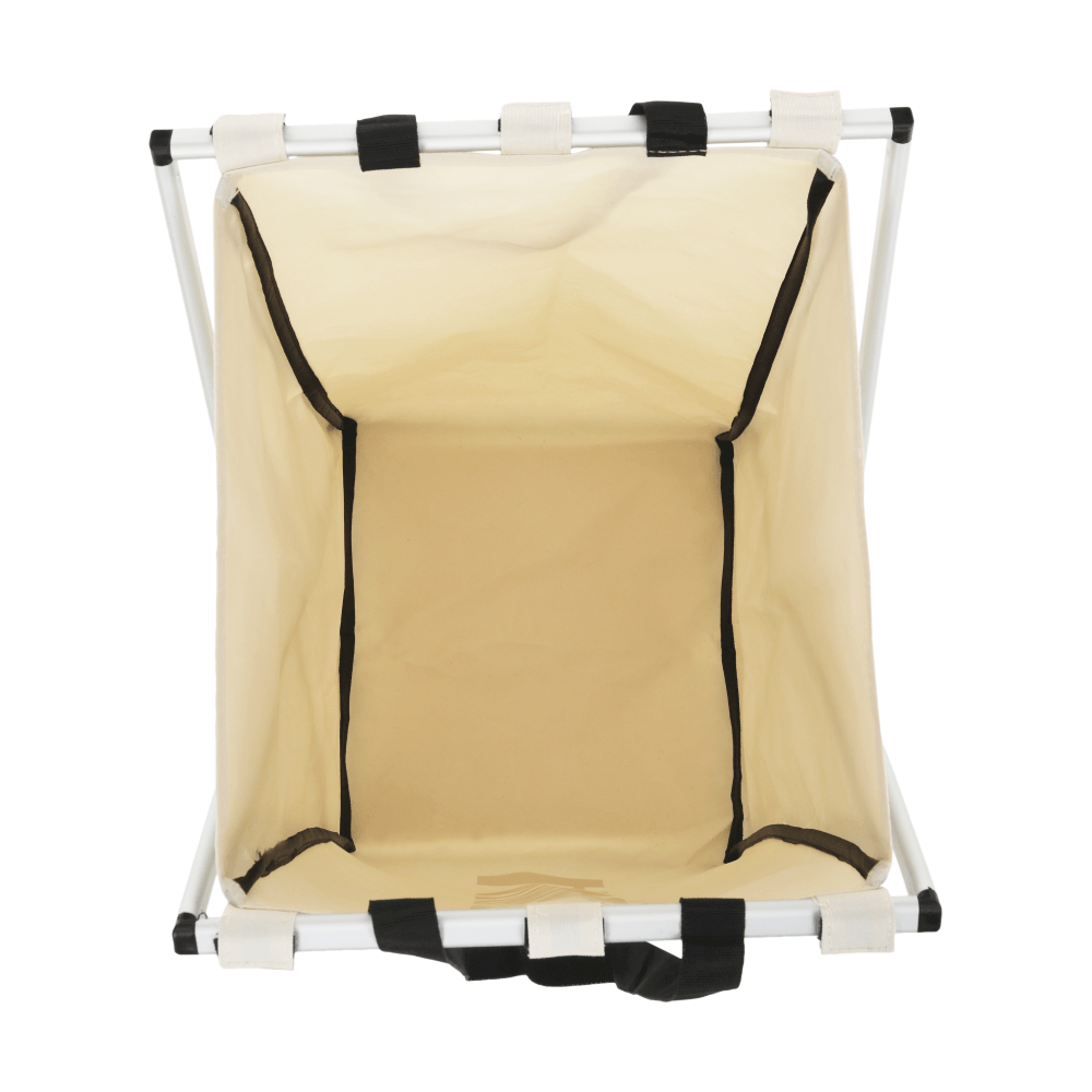 Szennyestartó kosár szövetből, szürke-bézs, LAUNDRY TYP 1 Szennyestartó kosár szövetből, szürke-bézs, LAUNDRY TYP 1