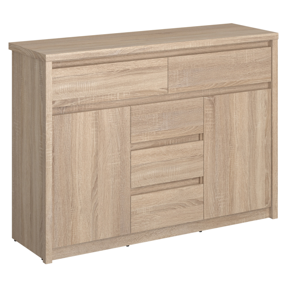 Komoda 2D5S, dub sonoma, NORTY TYP 10