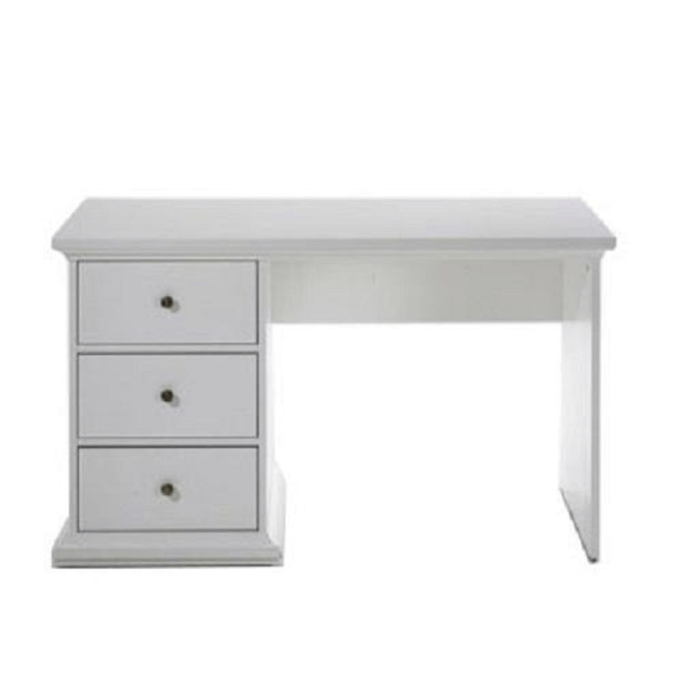 Računalniška miza, bela, PARIS 77821