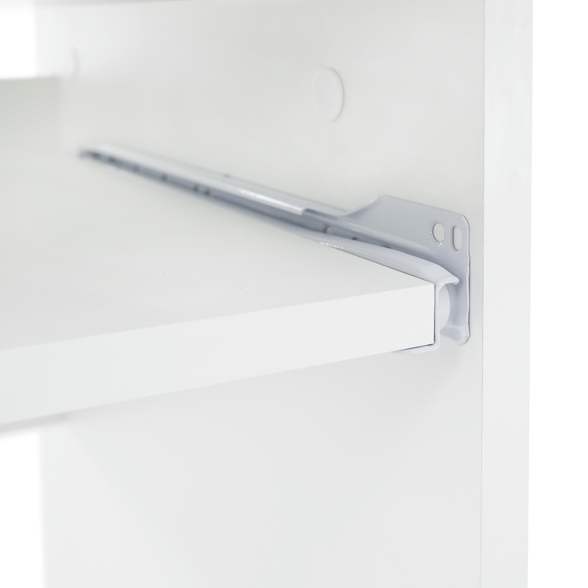 PC asztal, fehér, VERNER NEW