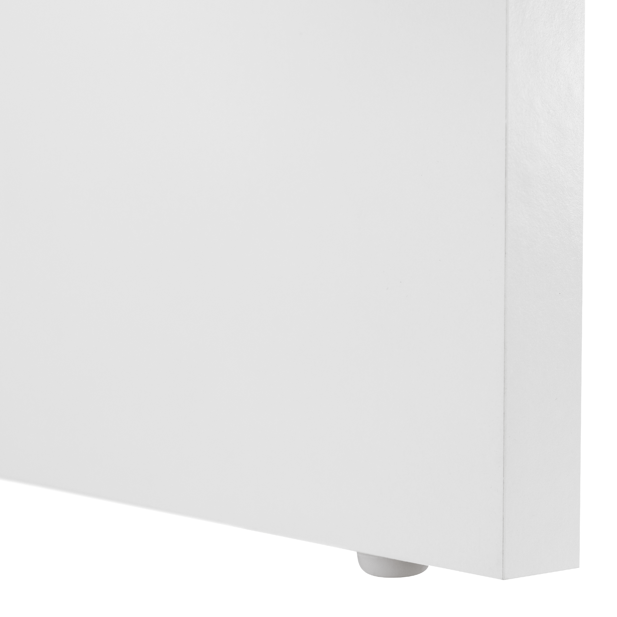 PC asztal, fehér, VERNER NEW