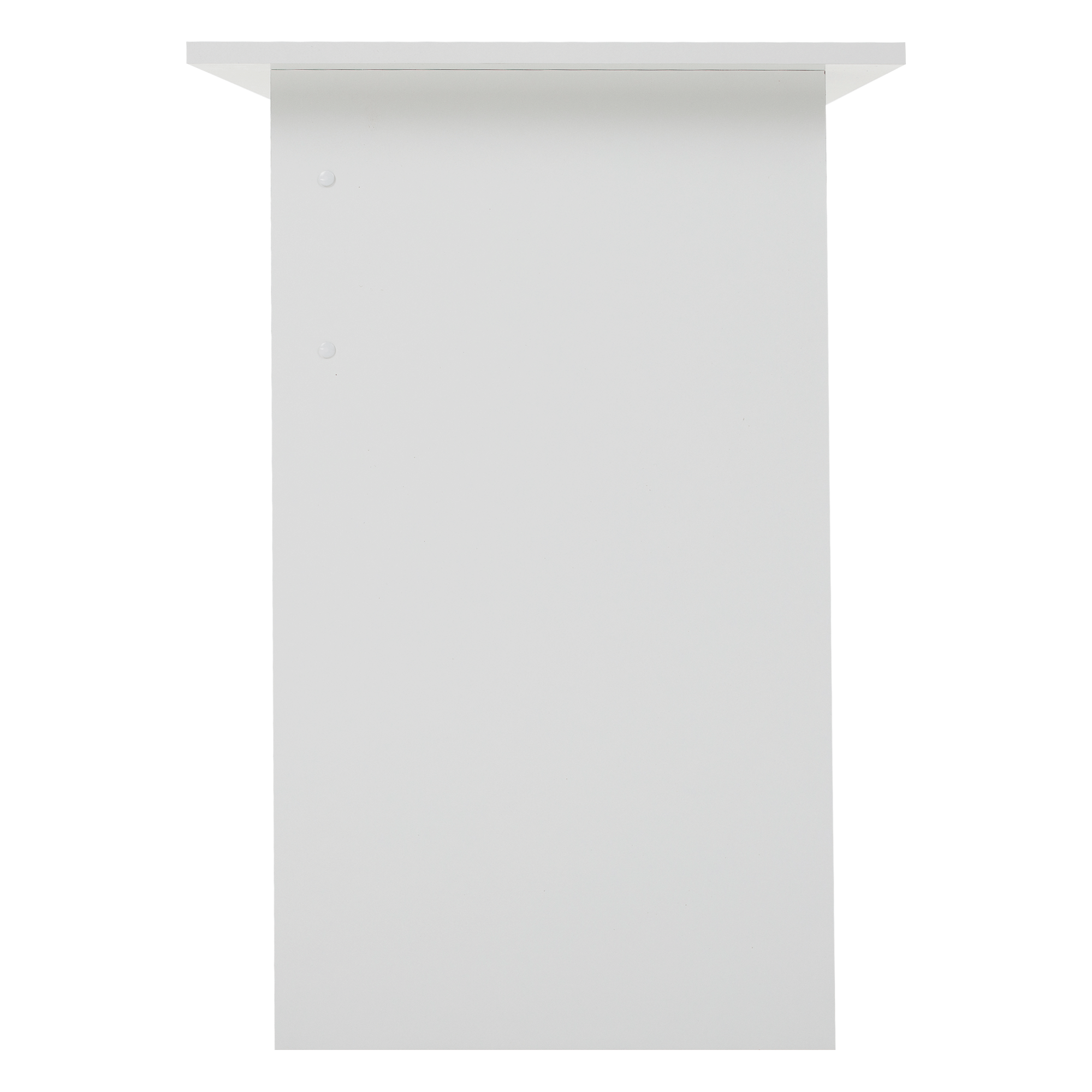 PC asztal, fehér, VERNER NEW