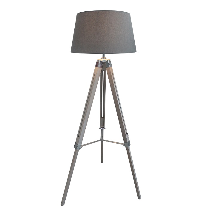 Stojacia lampa, sivá, JADE Typ 11 8008-39