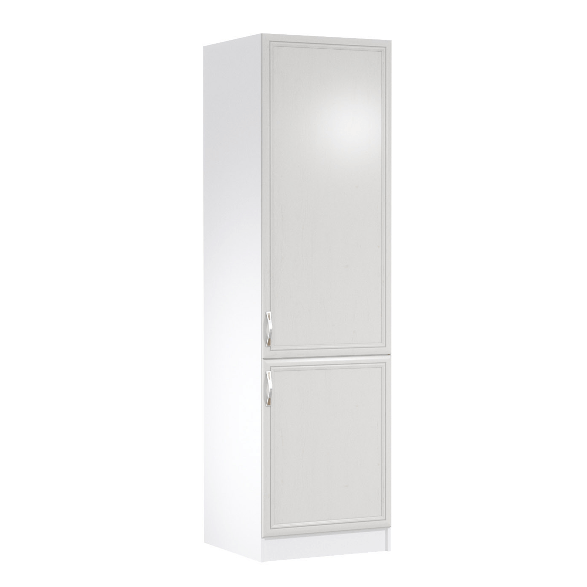 Hűtő beépítő konyhaszekrény d60zl, jobbos, fehér/sosna andersen, sicilia
