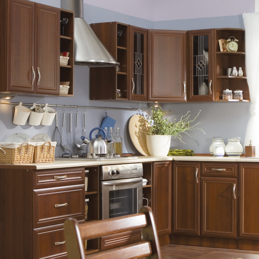 Horná skrinka G30S so sklom, pravá, orech Milano, SICILIA