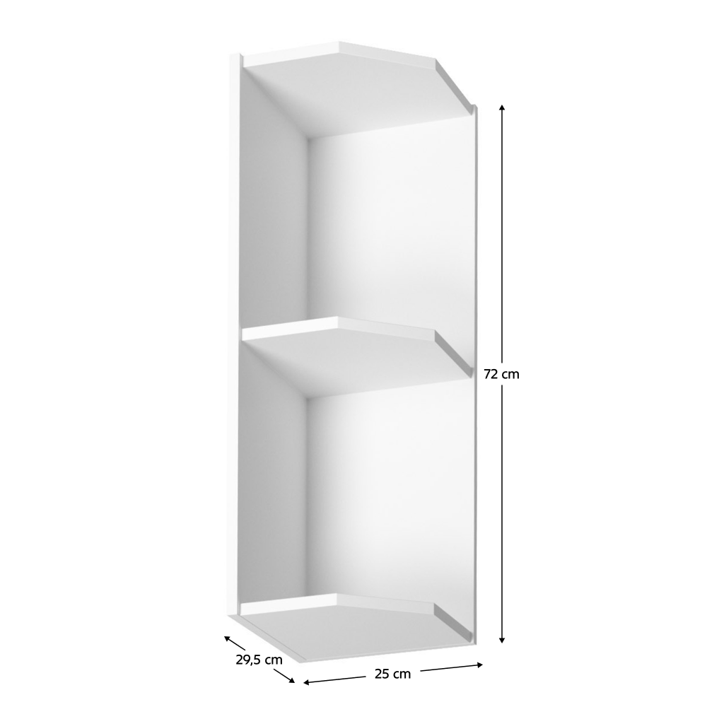 Polcos felsőszekrény G25P, fehér, PROVANCE