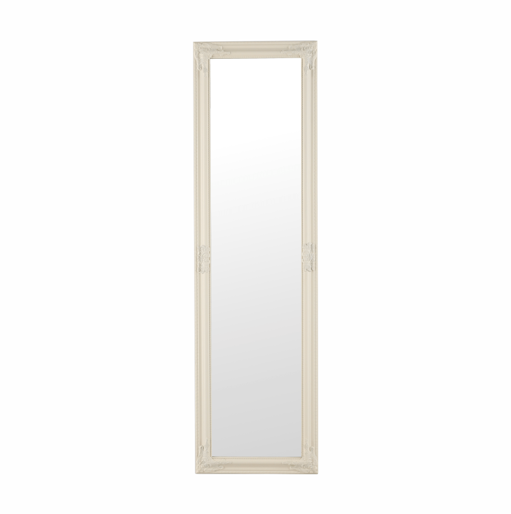 Oglindă, cadru din lemn culoarea smântânii, MALKIA TIP 12