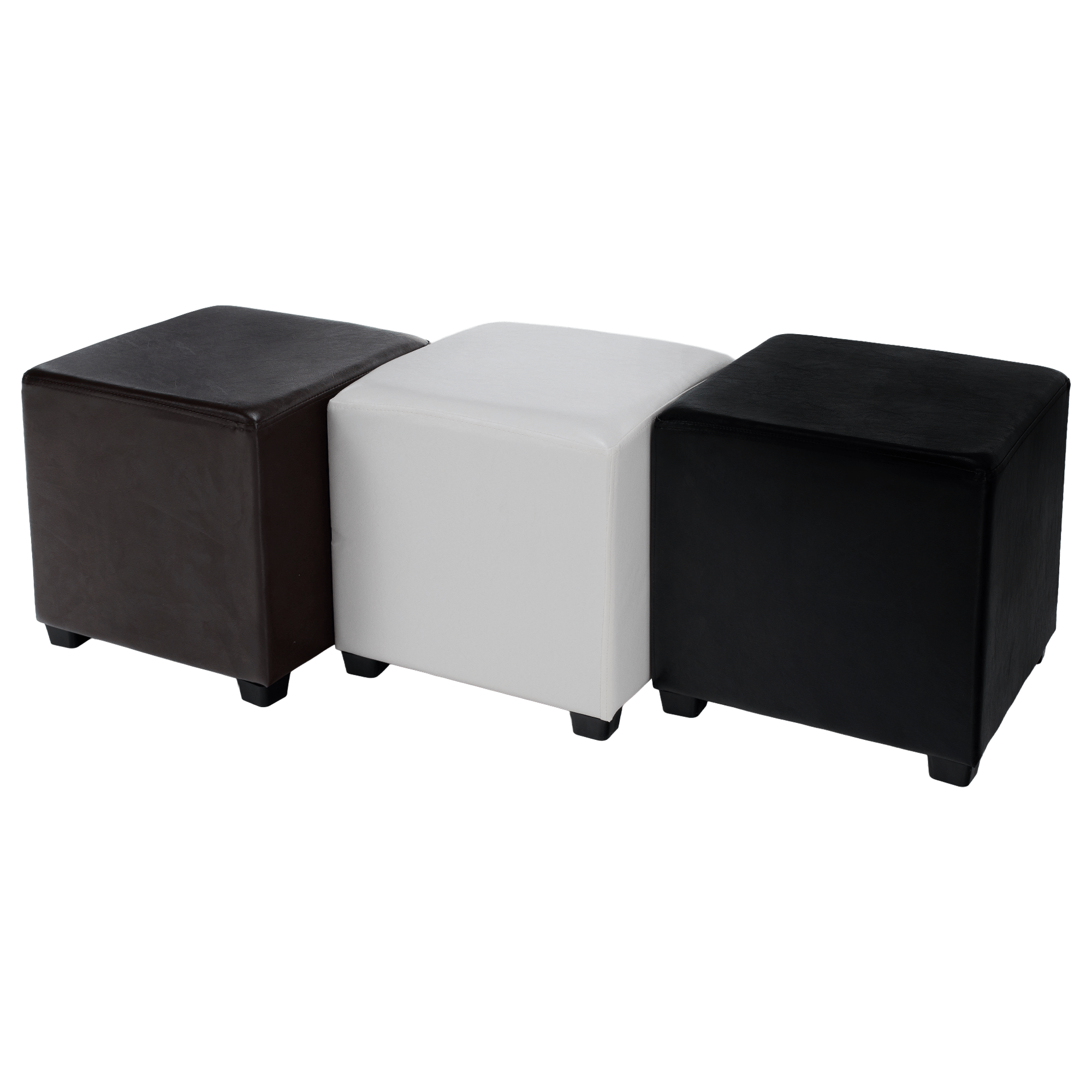 Puff, fekete textilbőr, NIKI NEW Puff, fekete textilbőr, NIKI NEW