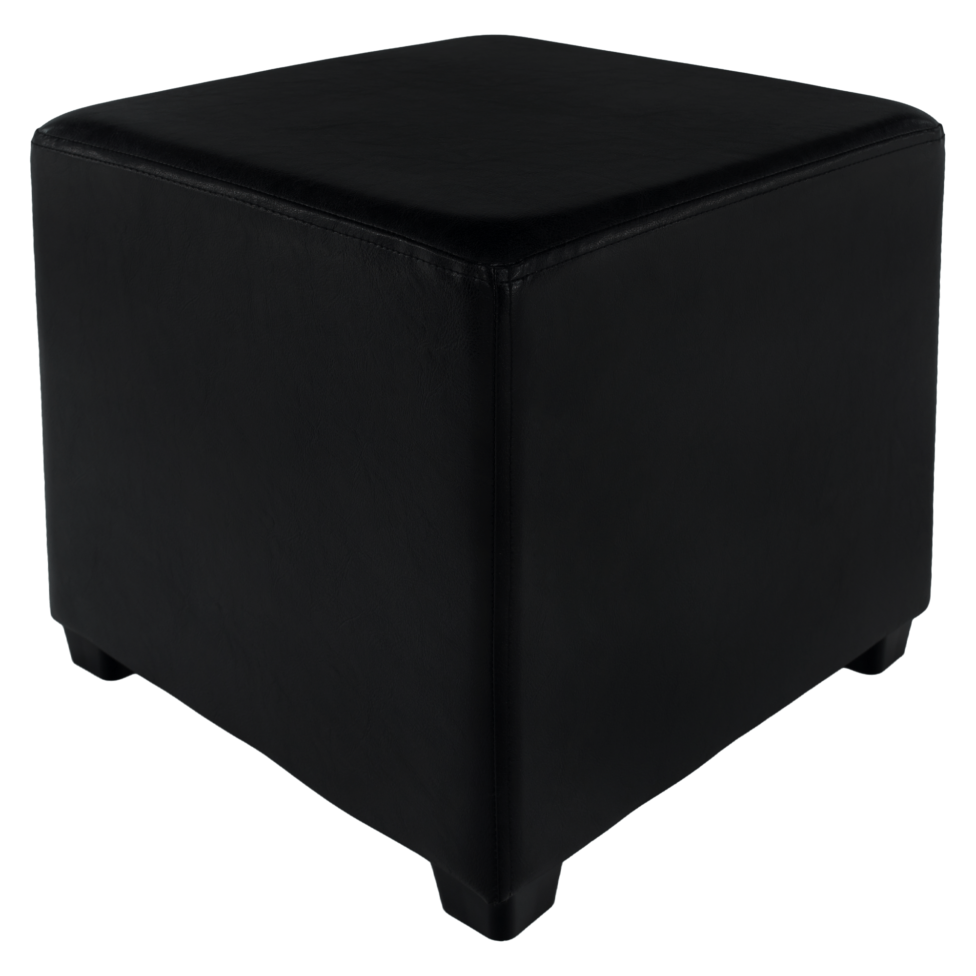 Puff, fekete textilbőr, NIKI NEW Puff, fekete textilbőr, NIKI NEW