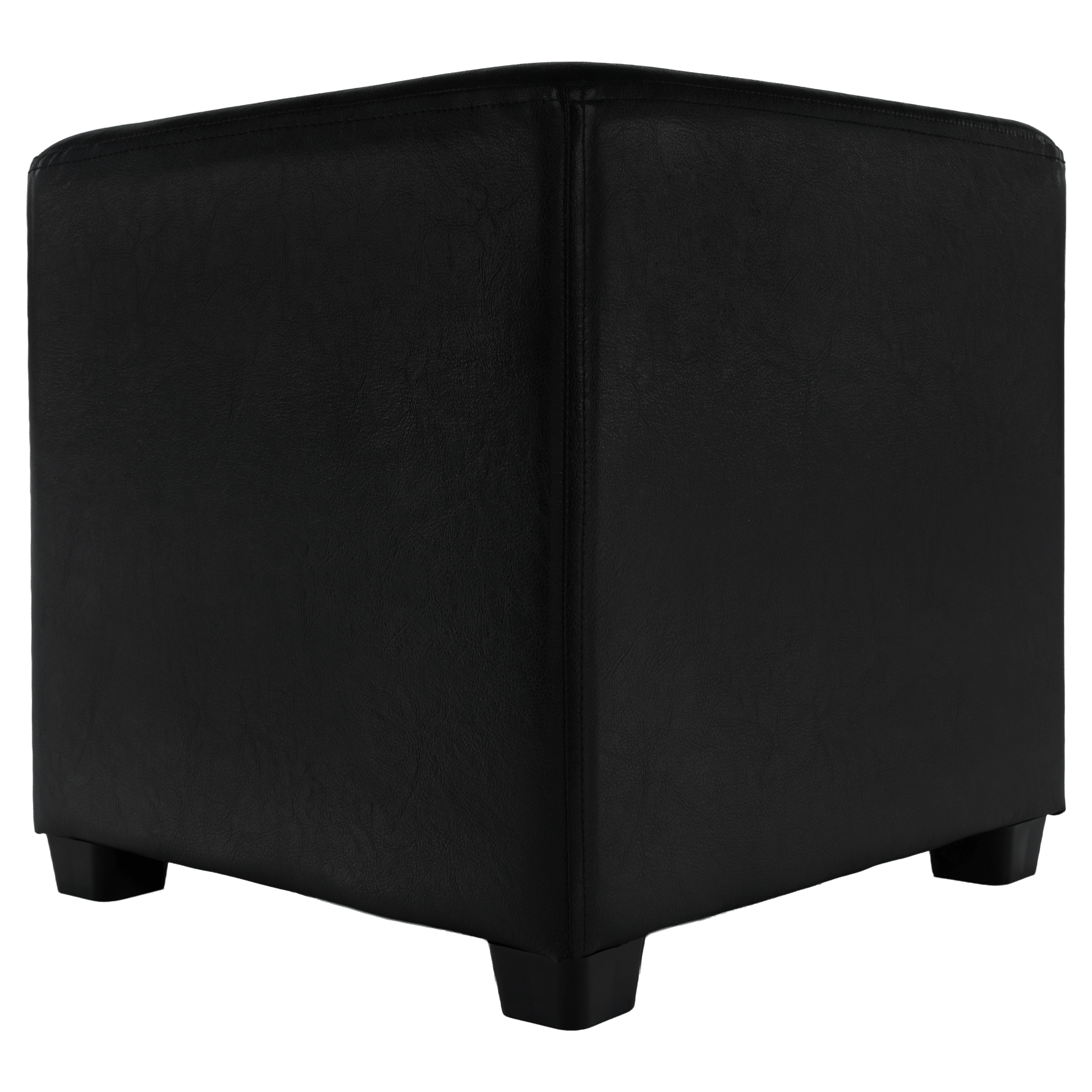 Puff, fekete textilbőr, NIKI NEW Puff, fekete textilbőr, NIKI NEW