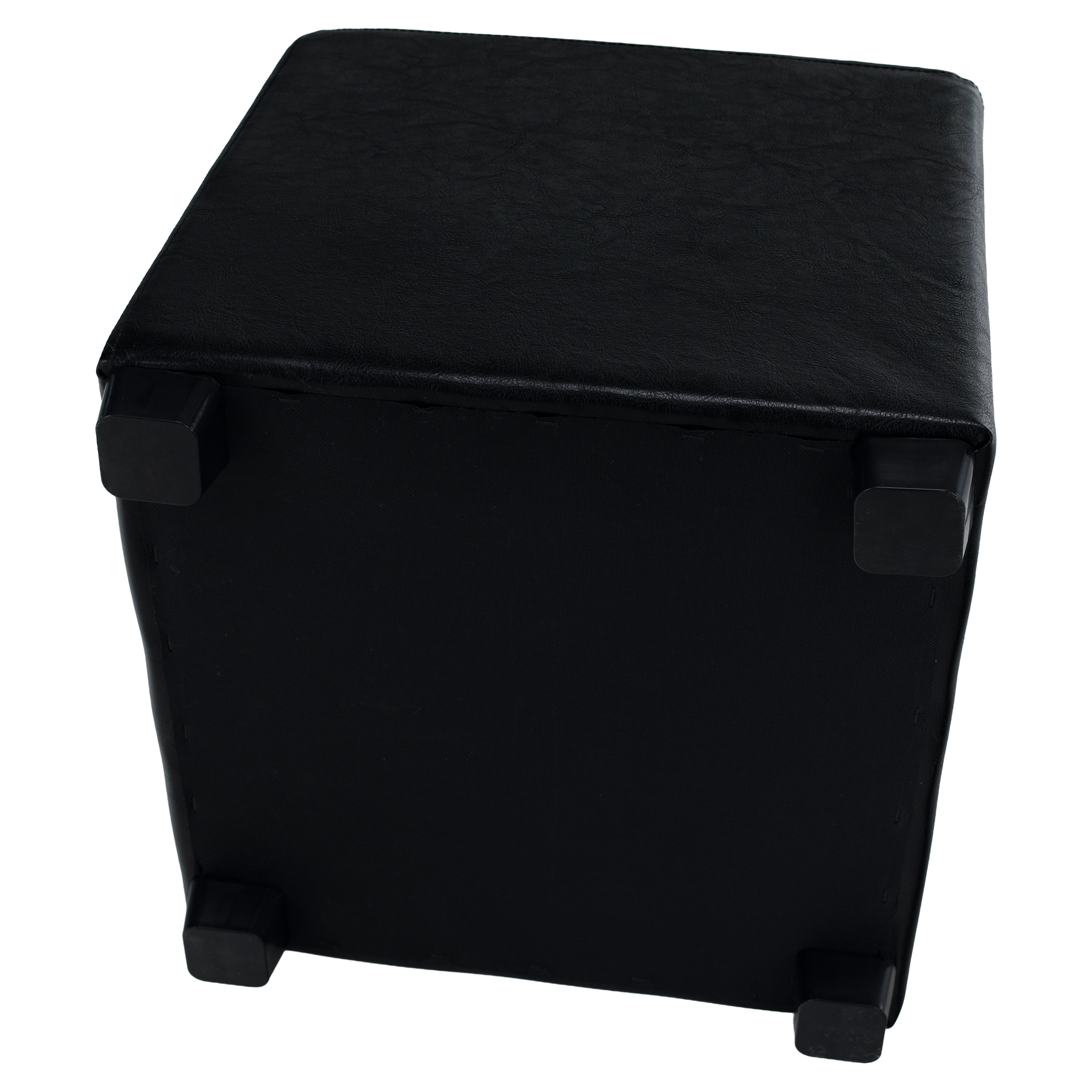 Puff, fekete textilbőr, NIKI NEW Puff, fekete textilbőr, NIKI NEW