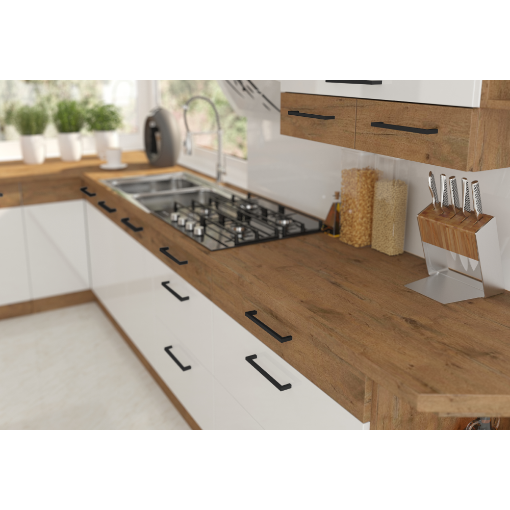 Magas szekrény, lancelot tölgy/ fehér extra magas fényű HG , VEGA 60 DK-210 2F Magas szekrény, lancelot tölgy/ fehér extra magas fényű HG , VEGA 60 DK-210 2F