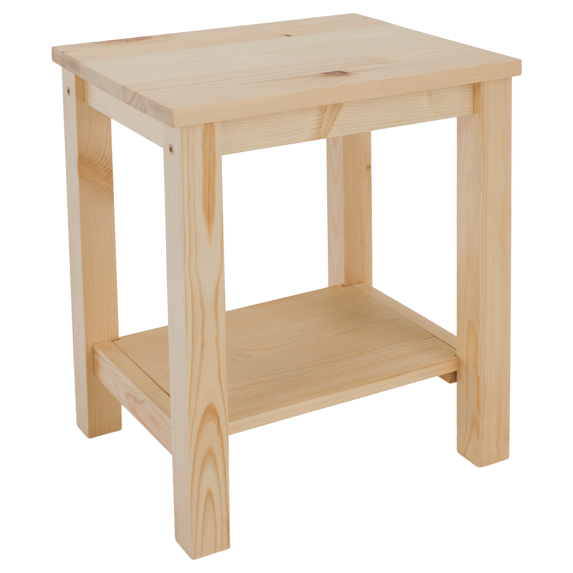 Noční stolek, dřevo / přírodní, FOSIL