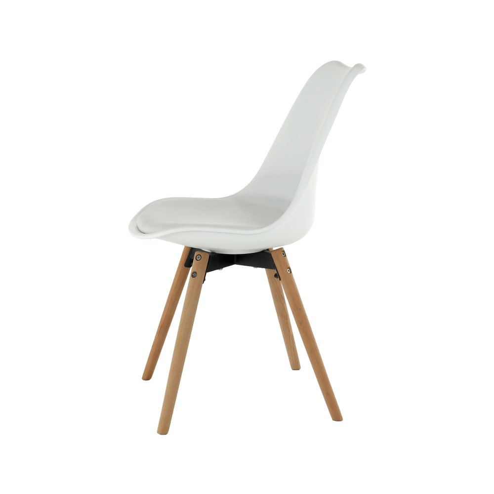 Židle, bílá / buk, Semer New