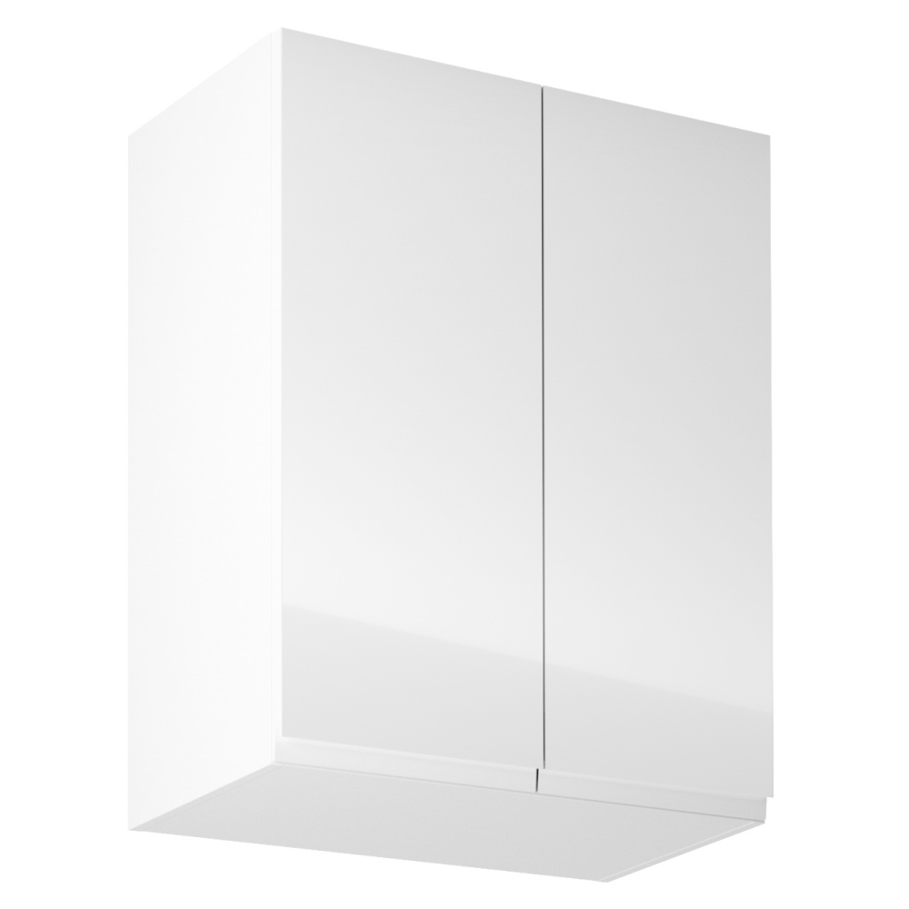 Horní skříňka, bílá/bílý extra vysoký lesk, AURORA G602F