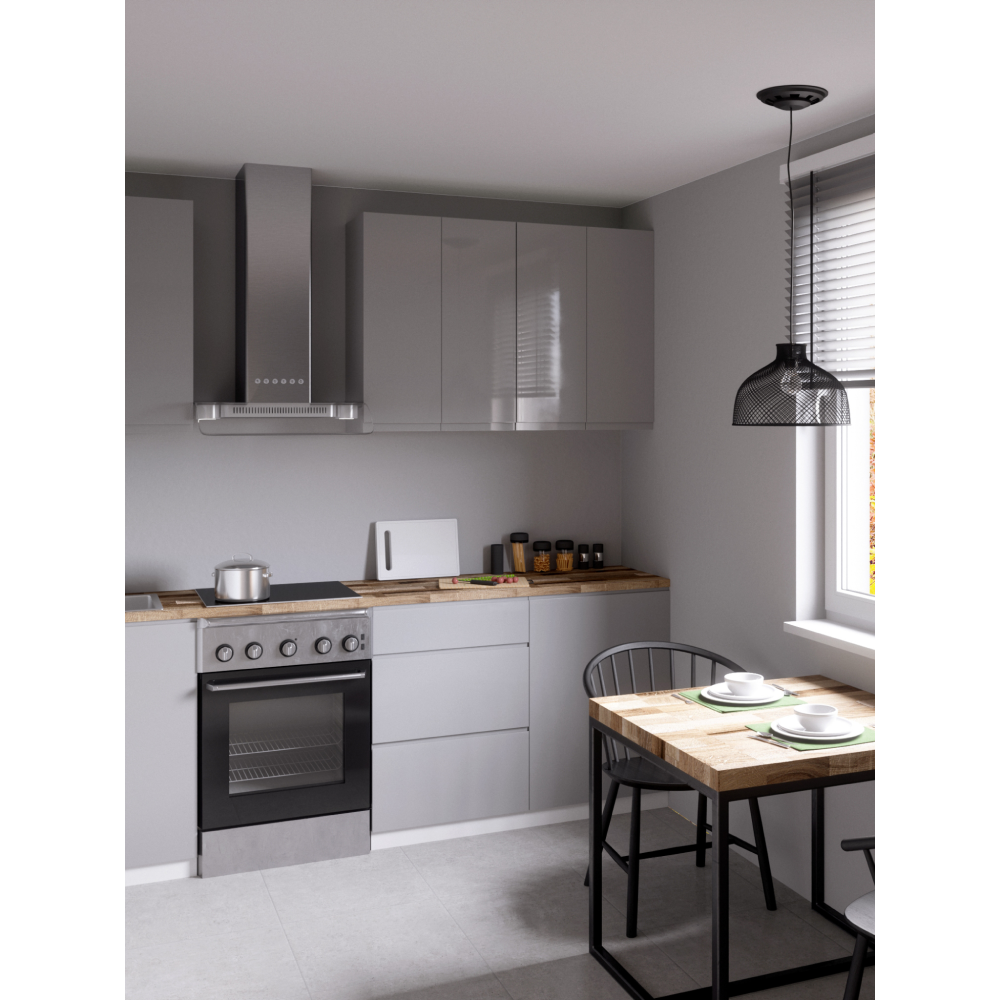 Felsőszekrény, fehér, AURORA W200 Felsőszekrény, fehér, AURORA W200