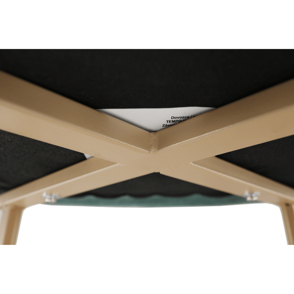 Kreslo, látka mentolová/buk, ODOVEL