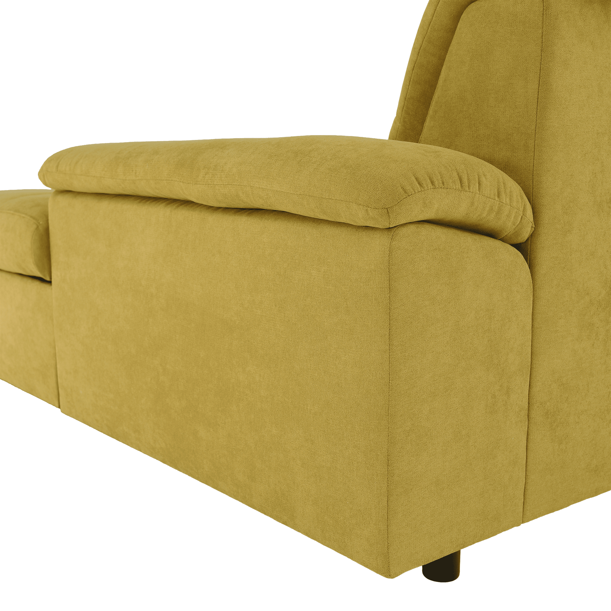 Ülőgarnitúra, mustár anyag, jobbos, EVANGELIN Ülőgarnitúra, mustár anyag, jobbos, EVANGELIN