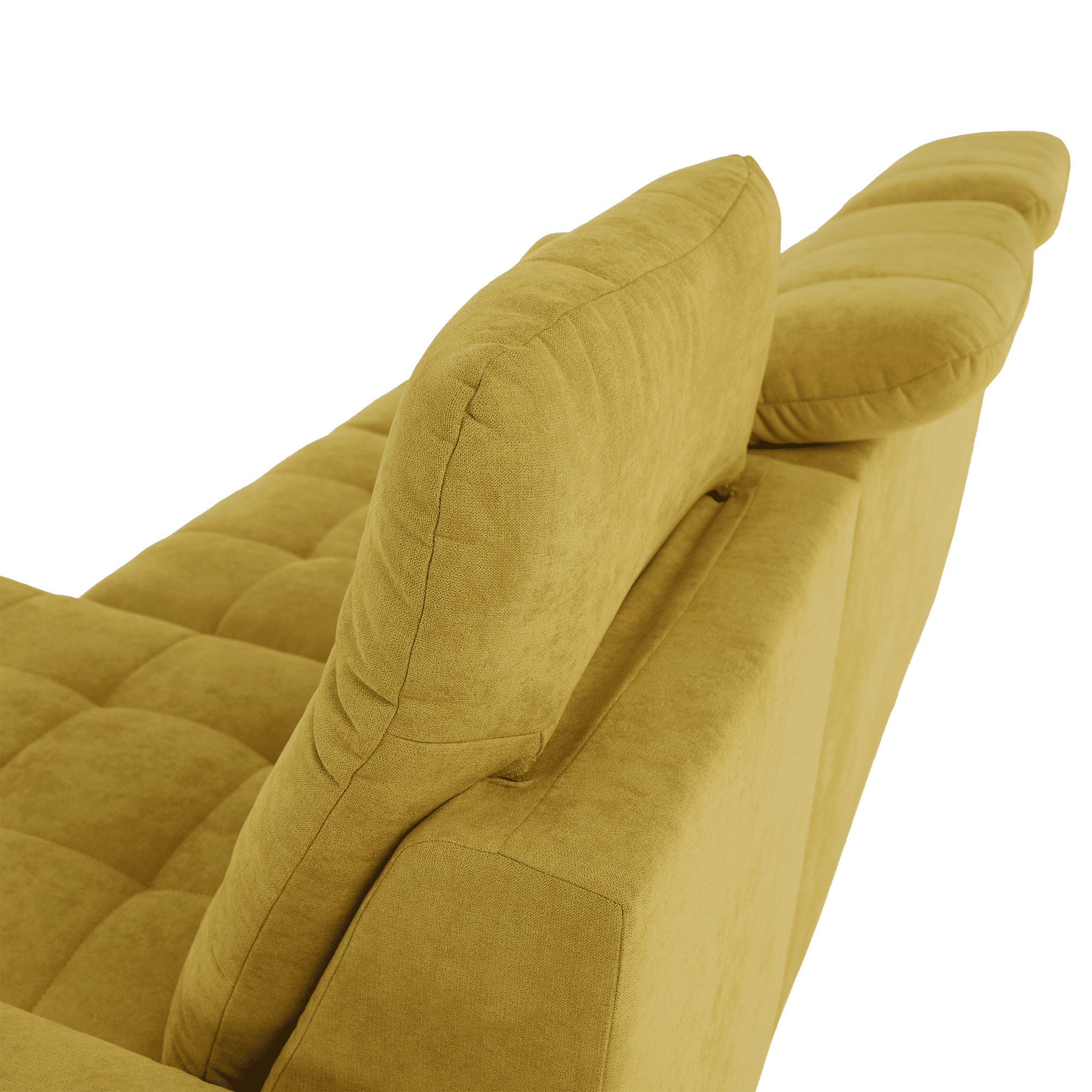 Ülőgarnitúra, mustár anyag, jobbos, EVANGELIN Ülőgarnitúra, mustár anyag, jobbos, EVANGELIN