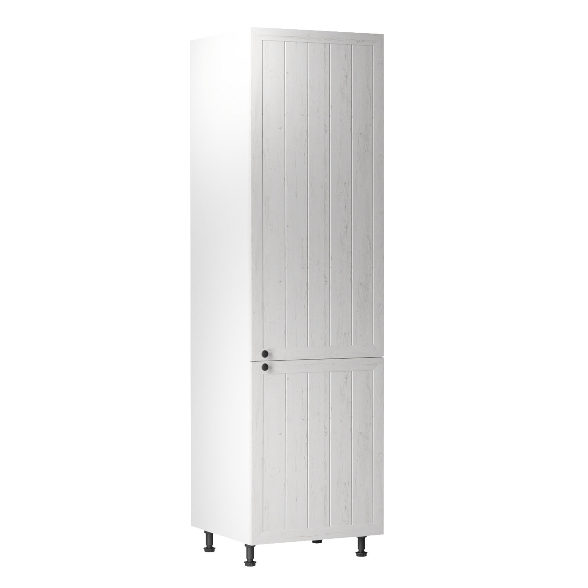 Hűtőgép szekrény, fehér/sosna andersen, jobbos, PROVANCE D60R