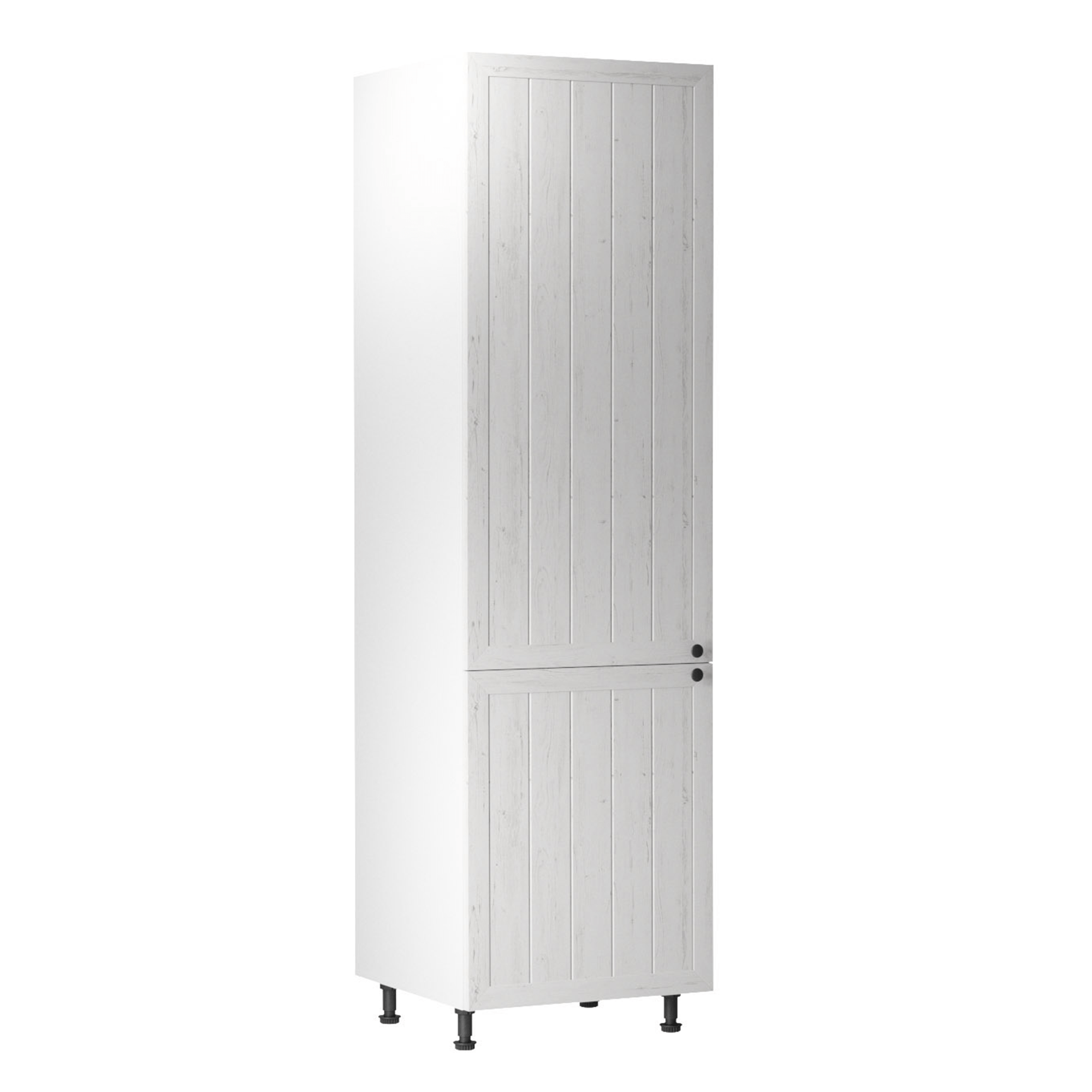 Hűtőgép szekrény, fehér/sosna andersen, jobbos, PROVANCE D60R