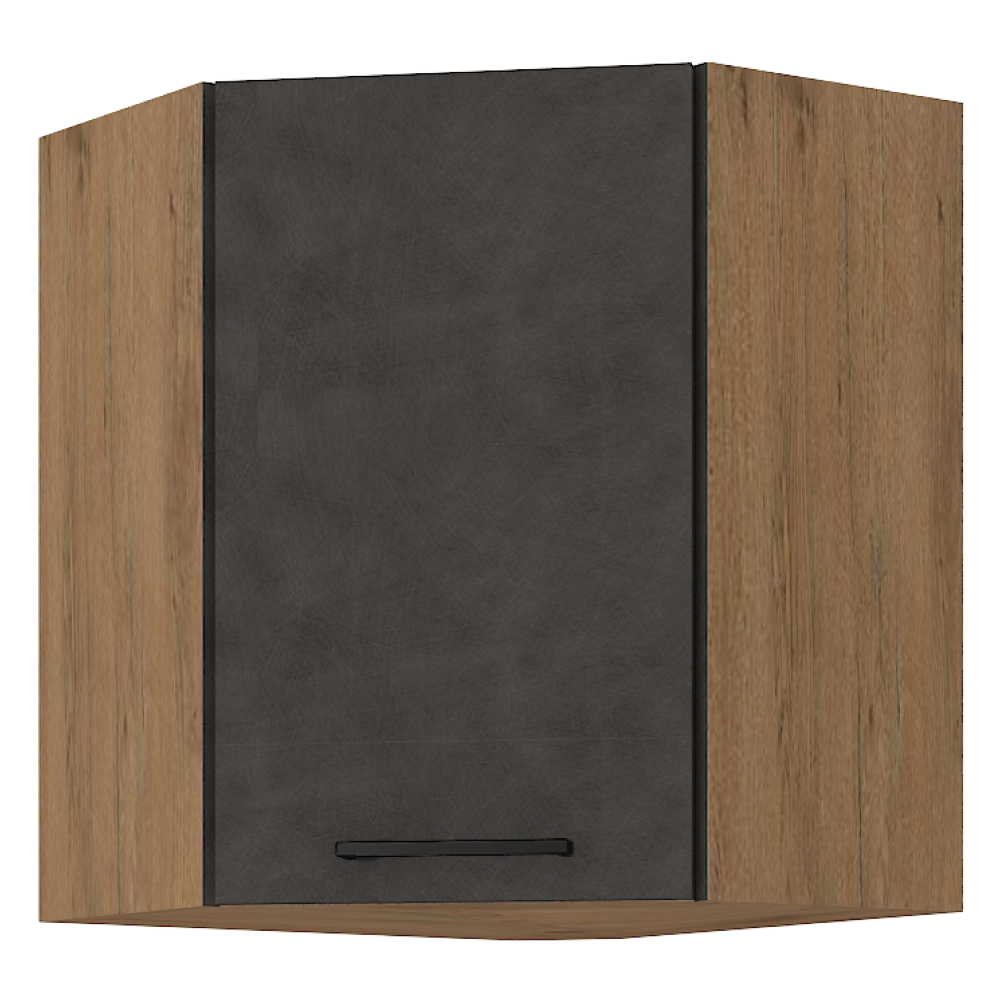 Horní skříňka, dub lancelot / šedá matná, VEGA 58x58 GN-72 1F