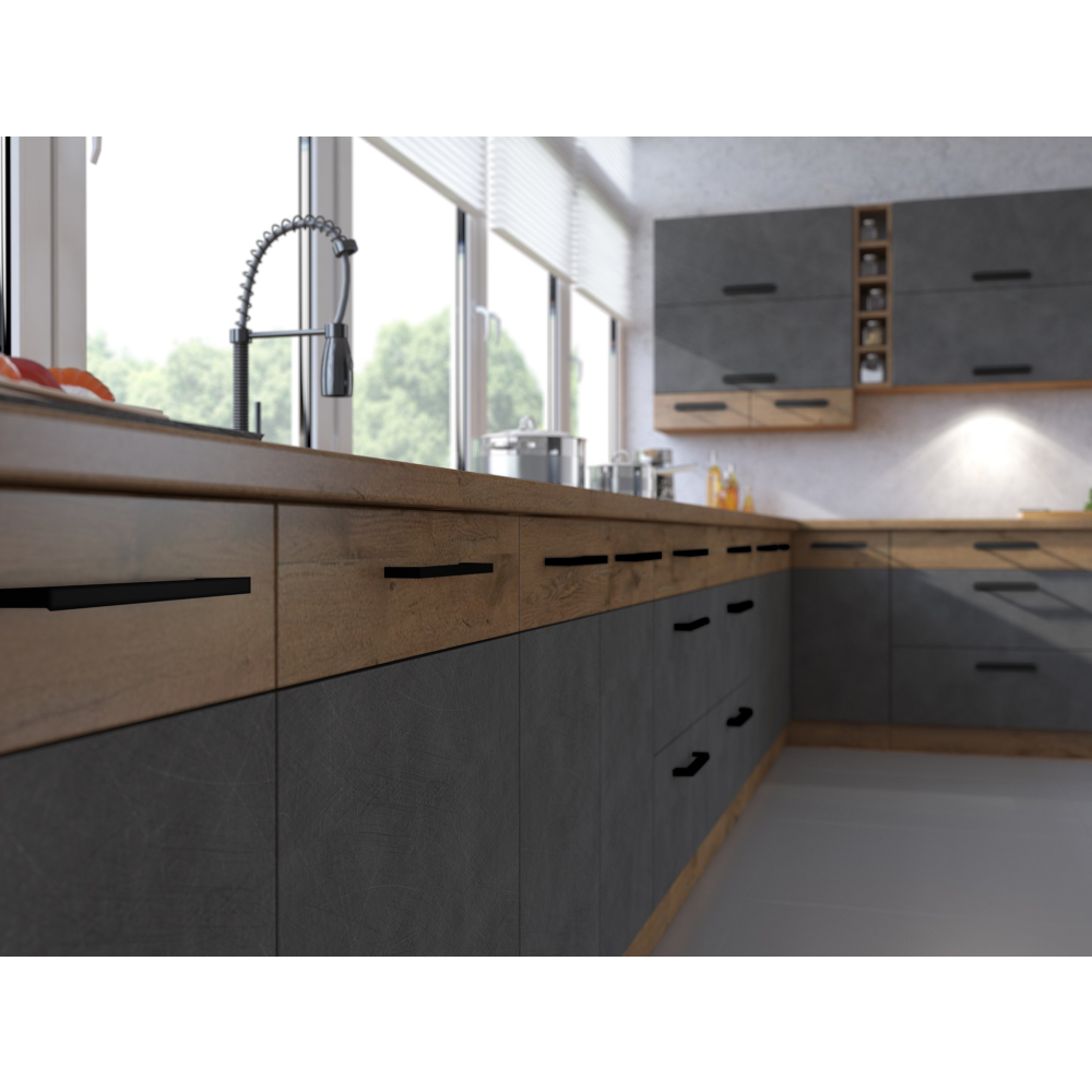 Előlap mosogatógéphez, szürke matt/tölgy lancelot, VEGA ZM 570x596 Előlap mosogatógéphez, szürke matt/tölgy lancelot, VEGA ZM 570x596