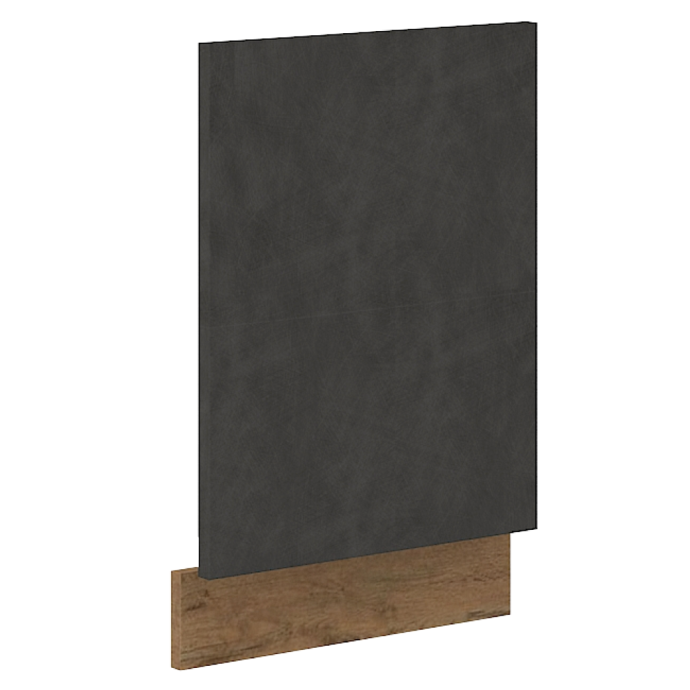 Dvierka na vstavanú umývačku riadu, sivá matná/dub lancelot, VEGA ZM 570x446