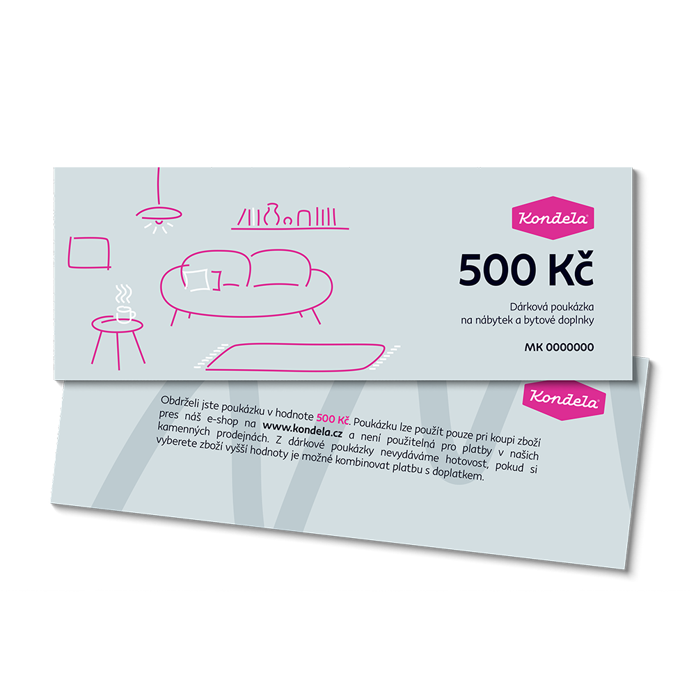Dárková poukázka v hodnotě 500 Kč