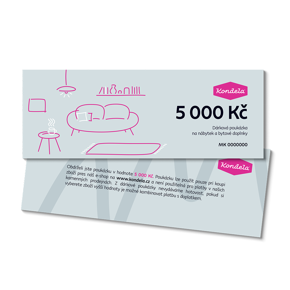 Dárková poukázka v hodnotě 5.000 Kč