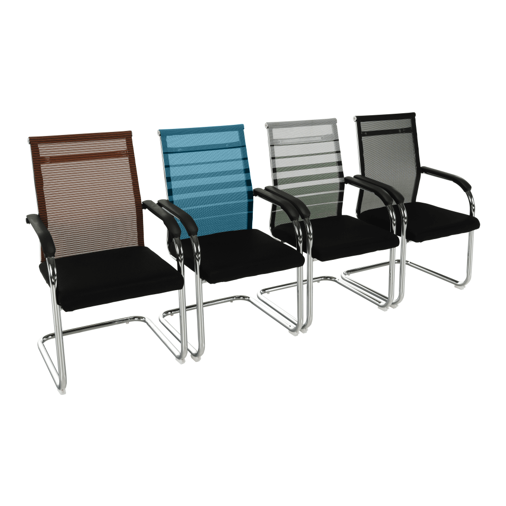 Tárgyalószék, szürke/fekete/ezüst, ESIN Tárgyalószék, szürke/fekete/ezüst, ESIN