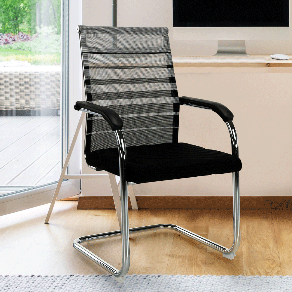 Tárgyalószék, szürke/fekete/ezüst, ESIN Tárgyalószék, szürke/fekete/ezüst, ESIN