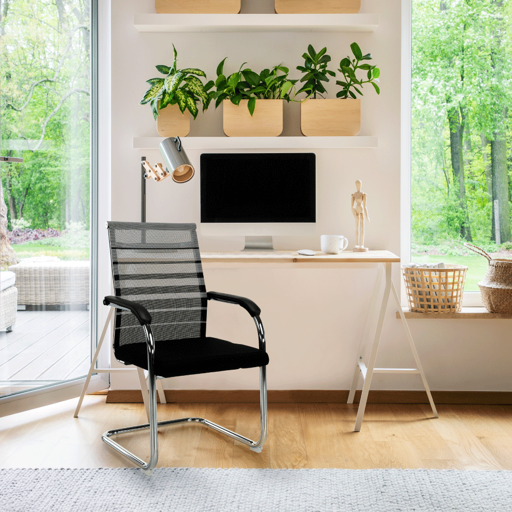 Tárgyalószék, szürke/fekete/ezüst, ESIN Tárgyalószék, szürke/fekete/ezüst, ESIN