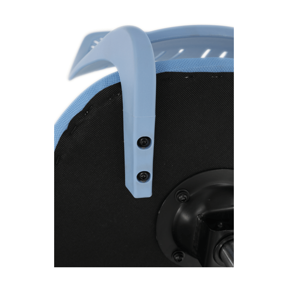 Forgószék, kék/króm, SELVA Forgószék, kék/króm, SELVA