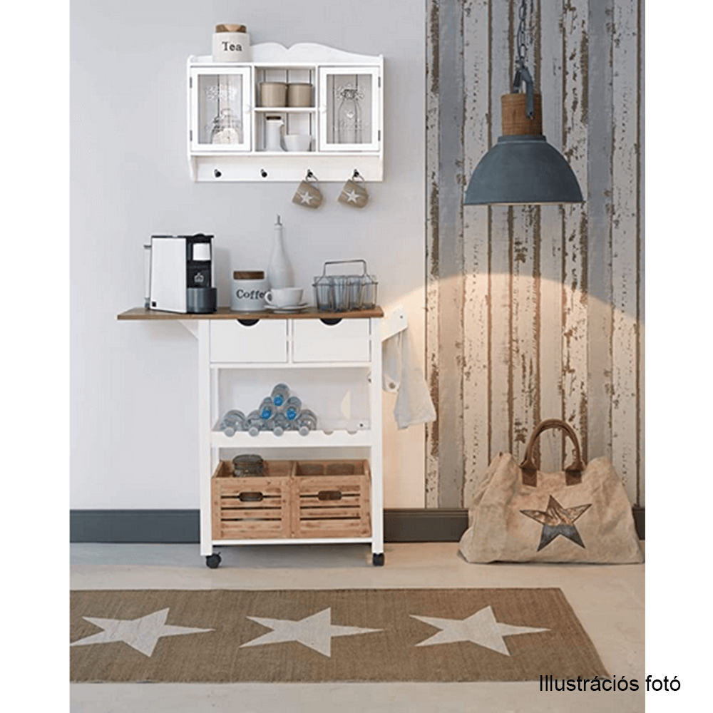 Zsurkocsi, fehér/természetes, PASSAT Zsurkocsi, fehér/természetes, PASSAT