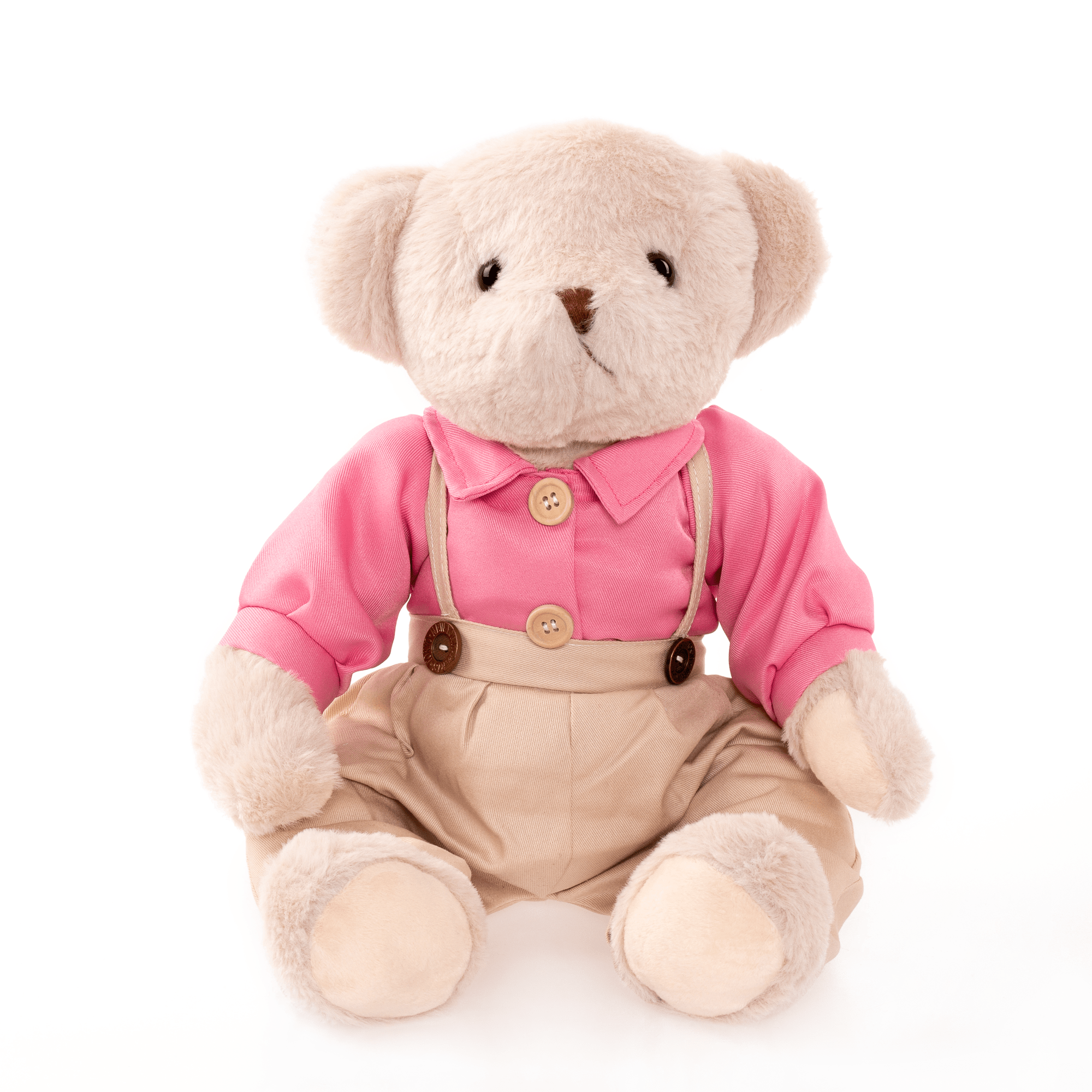 Ursuleț de pluș MADEN BOY TYP1, crem / roz | Kondela.ro