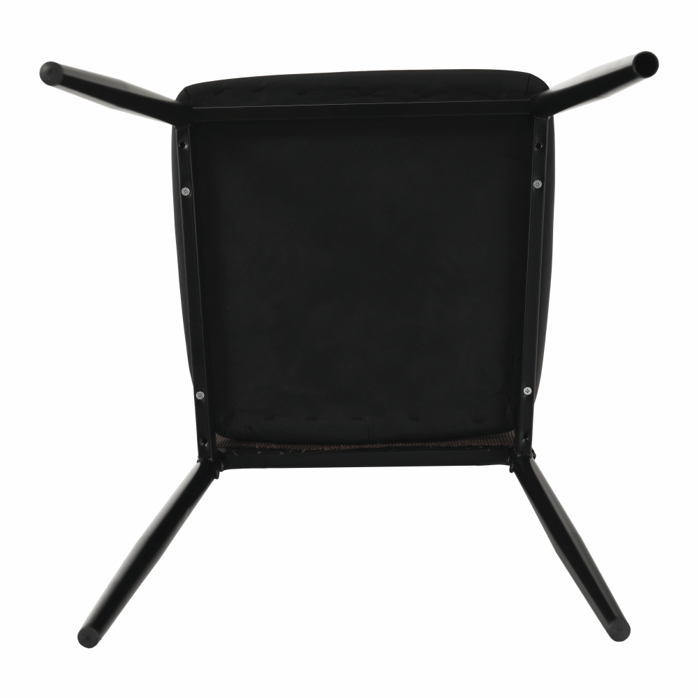 ídelní židle, tmavohnědá/černá, ENRA