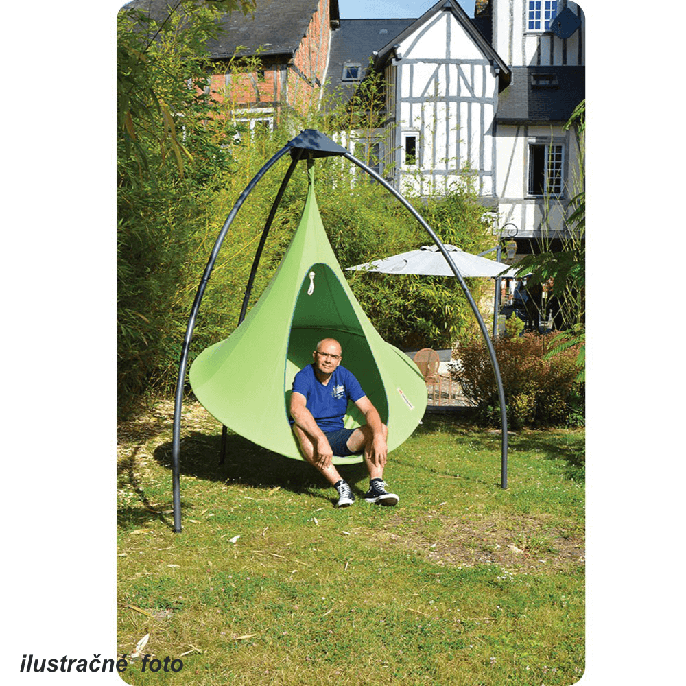 Závesné hojdacie kreslo, zelená, KLORIN NEW KIDS CACOON HAMMOCK - NA SKLADE!