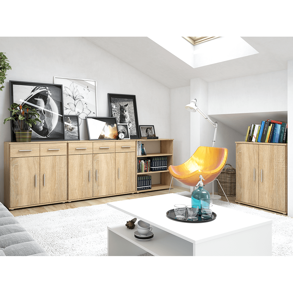 Komód, tölgyfa sonoma, RESITA TYP 1