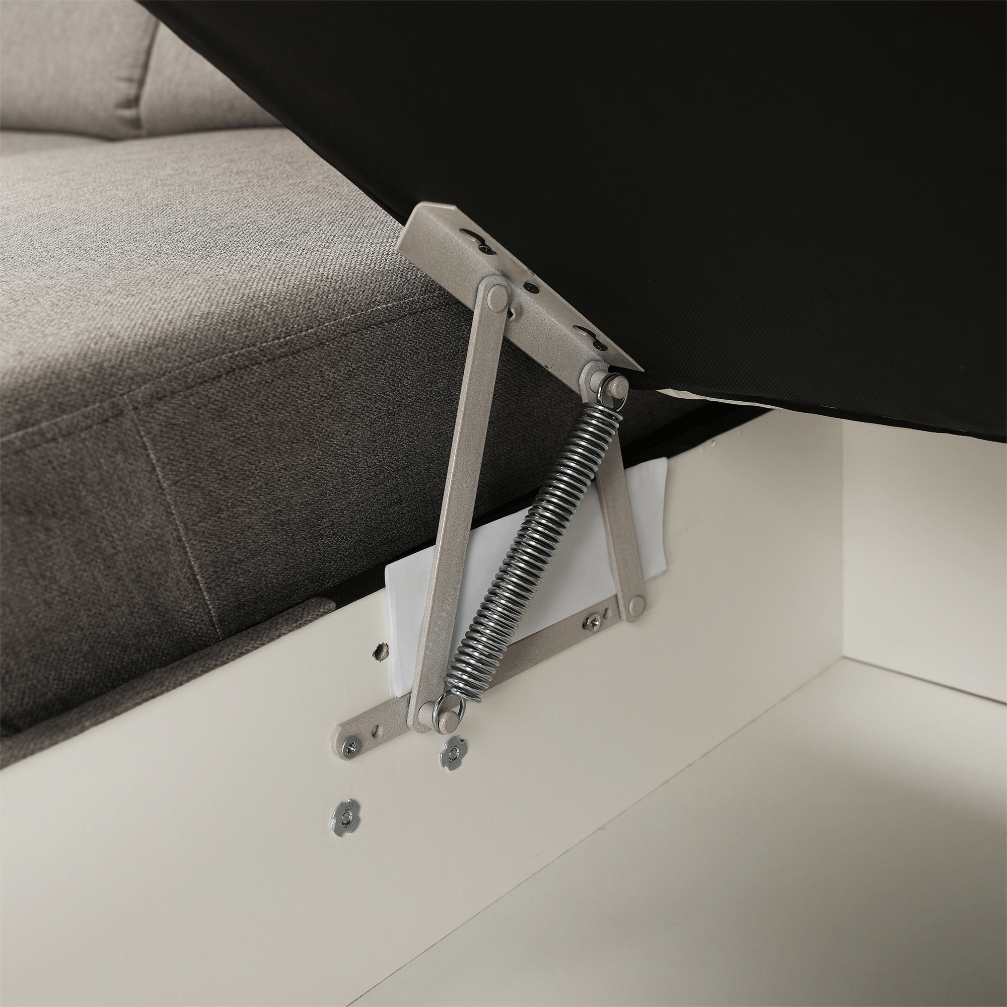 Ülőgarnitúra, szürkésbarna Taupe, jobbos kivitelezés, SEGORIA ROH U